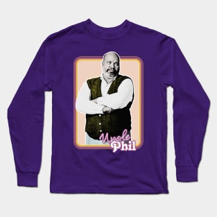 Uncle Phil /// Original Retro Style Design Long Sleeve T-Shirt